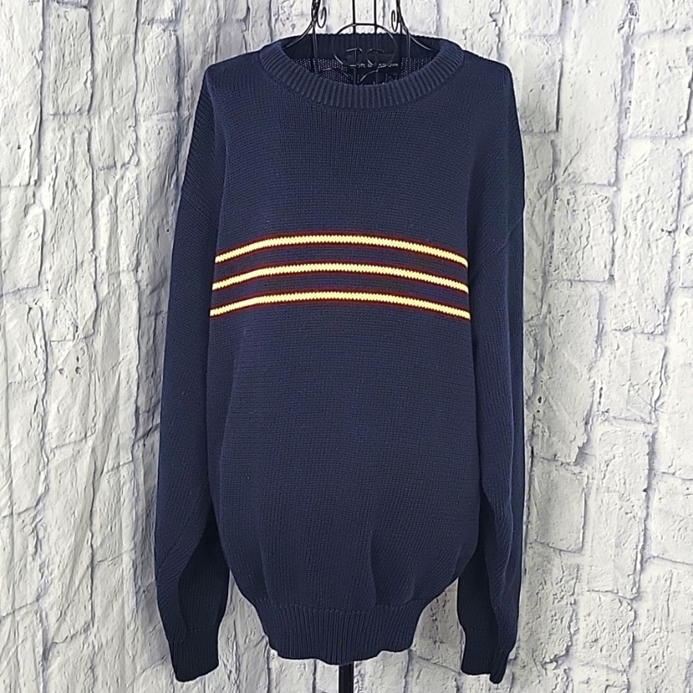 CROFT & BARROW Men's Cotton Pullover Sweater Large